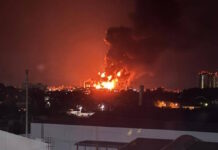 Дроны атакуют российский Смоленск: есть попадания в объекты «Лукойла» (видео)