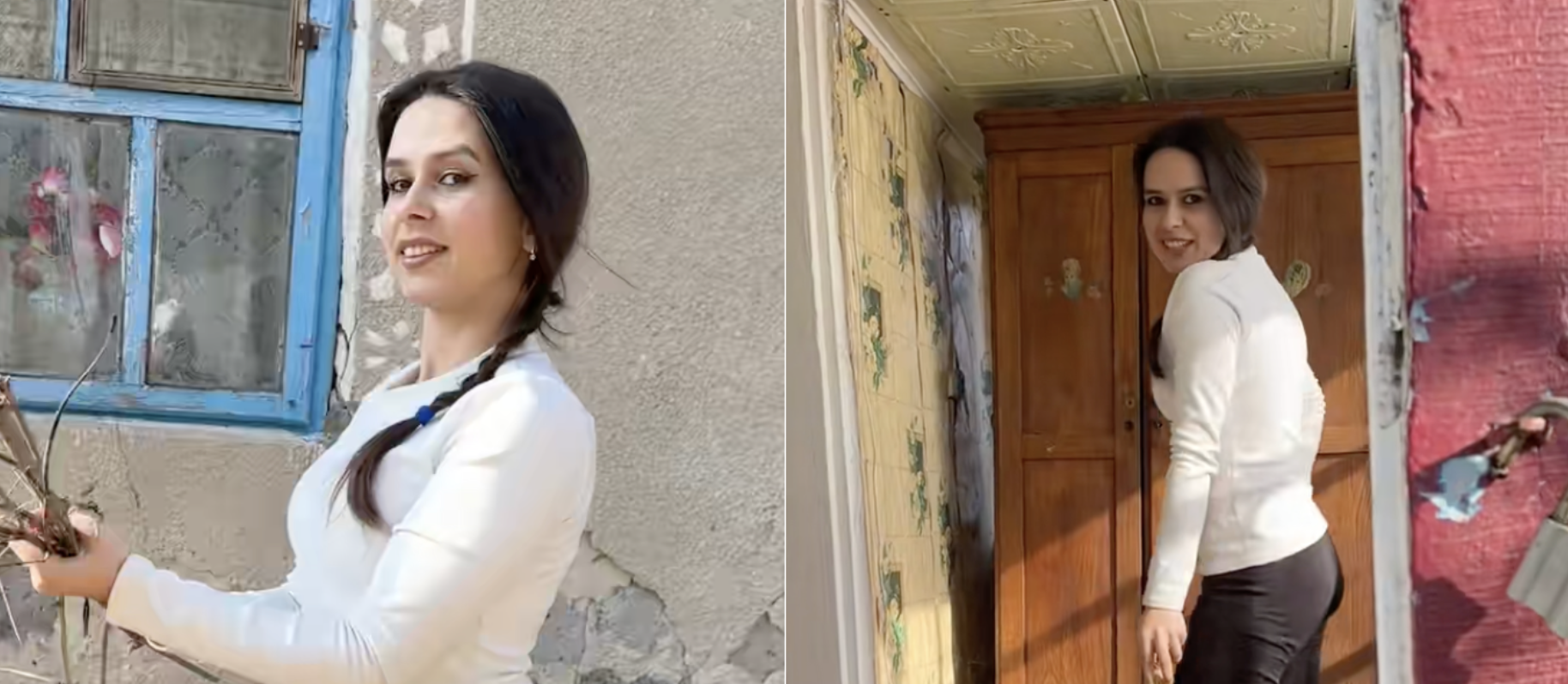 Украинка в 24 года приобрела дом в селе: как он выглядит перед ремонтом (видео)