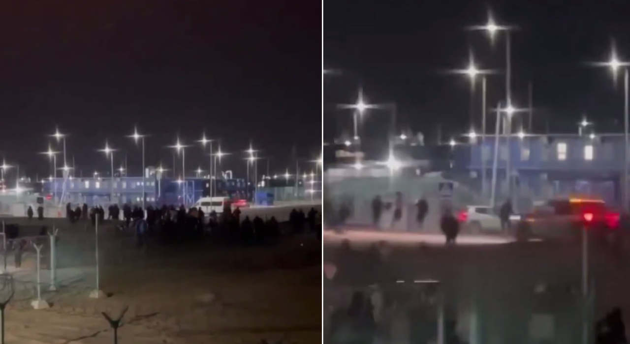 Авто охраны влетело в толпу: в порту Усть-Луга в РФ произошел бунт рабочих (видео)
