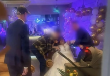 Невеста переволновалась на свадьбе, увлеклась выпивкой и потеряла сознание (фото)