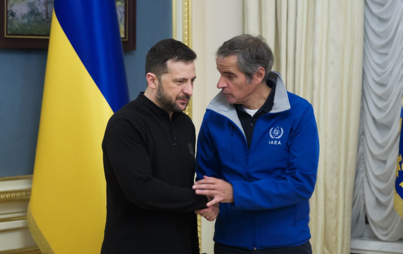 Зеленский обсудит с главой МАГАТЭ мирную деоккупацию ЗАЭС