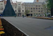 В Харькове на клумбах высаживают лозунг националистов, – ФОТО