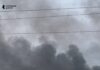 Днепр накрыл густой черный дым после взрывов: РФ ударила по местному предприятию (фото)
