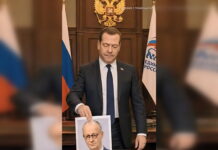 Медведев опубликовал шокирующие кадры с шредером: поздравлял с «Днем России» (видео)