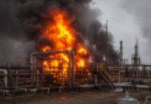 В Харьковской области горят мощности Группы Нафтогаз: враг нанес удары