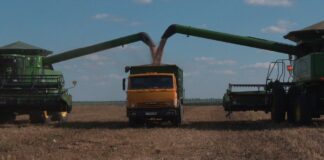 Жатва под обстрелами: в Харьковской области собирают хлеб, пока его не сжег враг