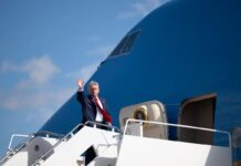 «Есть много врагов»: Трамп летел с саммита НАТО на старом Air Force One вместо самолета, подаренного Катаром