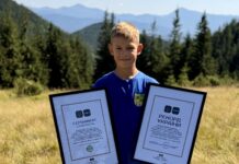 Самый молодой рекордсмен: 10-летний харьковчанин покорил шесть самых высоких вершин Карпат