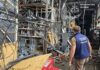 Российский дрон попал в ТЦ в Харькове: погиб мужчина, ранены