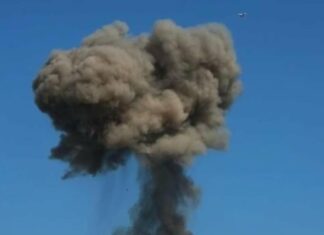 Вражеский дрон попал прямо в автодорогу: в Харьковской области пострадал мужчина, который ехал на скутере