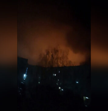 «Какой-то склад»: в Брянске прогремела серия взрывов, начался масштабный пожар (видео)