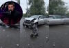 Врезался в отбойник: украинский певец Shumei попал в ДТП в Киеве (фото)