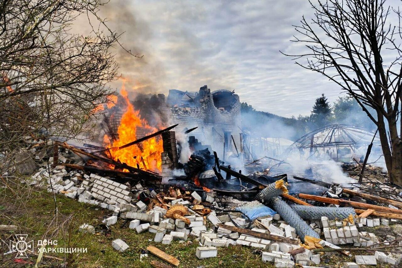 Московиты ударили по Изюму: разрушены дома, пятеро пострадавших